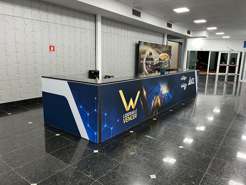 Balcão de recepção